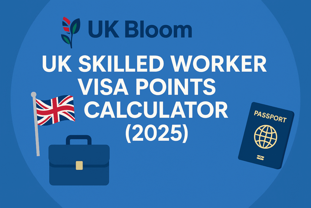 UK Skilled Worker Visa Points Calculator