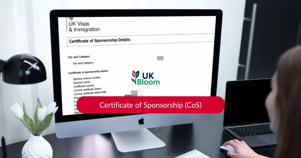 Certificate of Sponsorship
