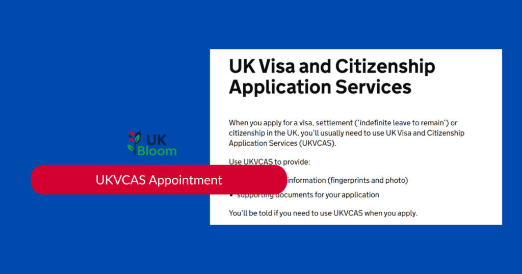 UKVCAS Appointment
