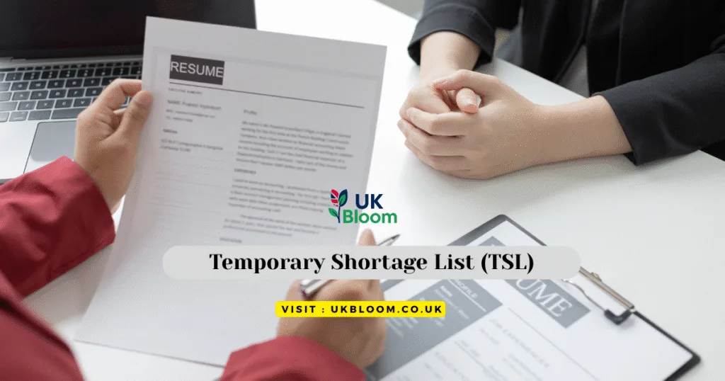 Temporary Shortage List TSL